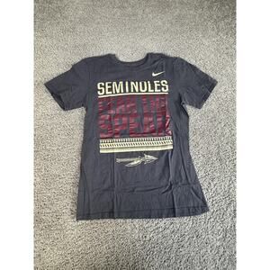 Florida State Seminoles Shirt Mens S Black NCAA Football Nike Honduras